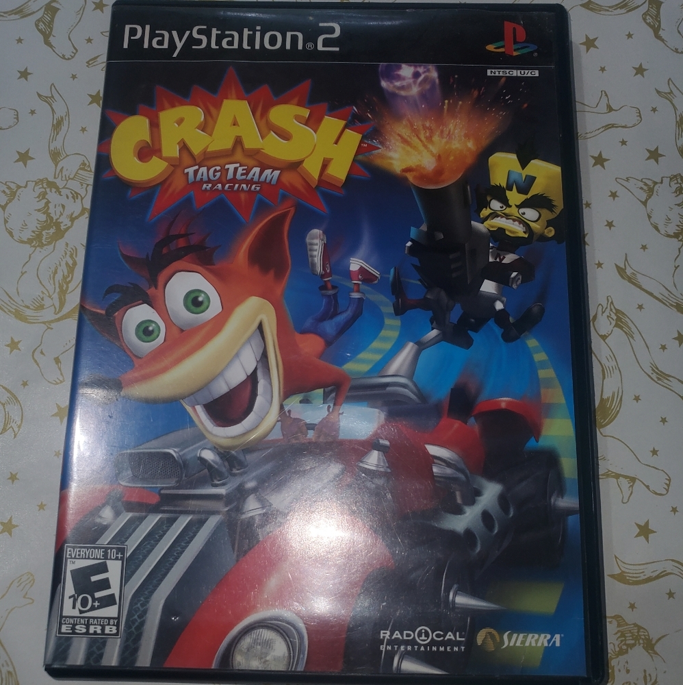 Playstation 2 Crash Tag Team Game